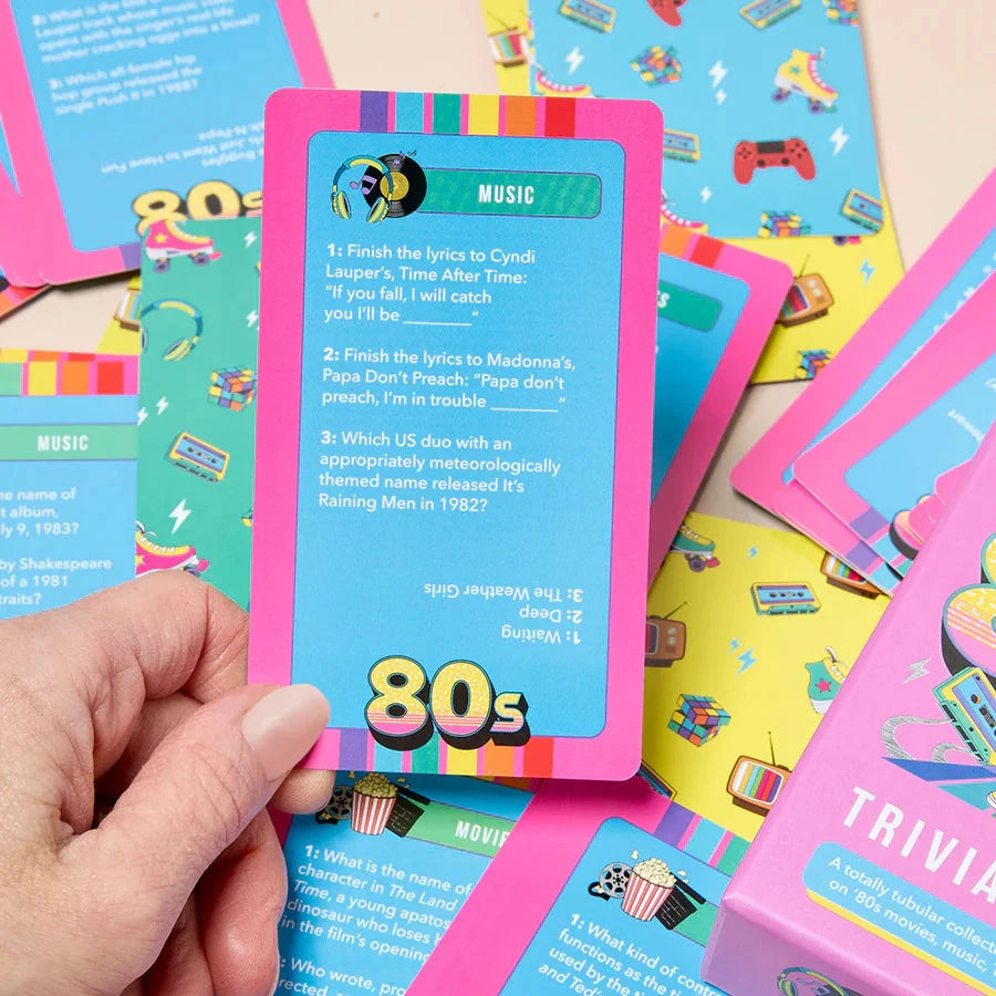 80's Trivia Card Game