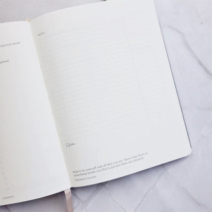 Day Organiser - Make Your Mark 'Set For Success' Daily Planner Journal Ivory