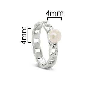 Paloma Pearl Link Ring