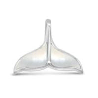 Mother of Pearl Whale Tail Pendant Necklace