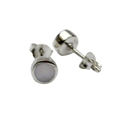 Mother of Pearl Stud Earrings