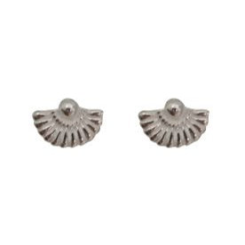 Fan Boho Stud Earrings