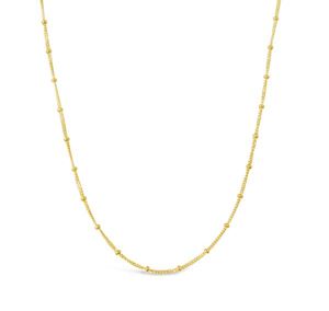Sage Ball Chain Stacking Necklace