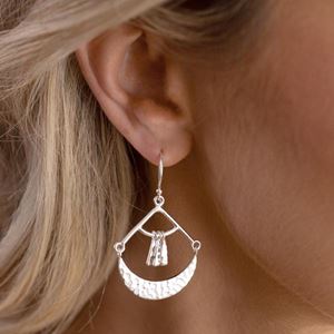 Indie Beaten Boho Drop Earrings