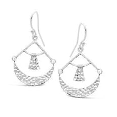 Indie Beaten Boho Drop Earrings