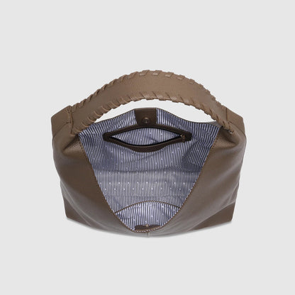 Avery Shoulder Tote Bag Mocha