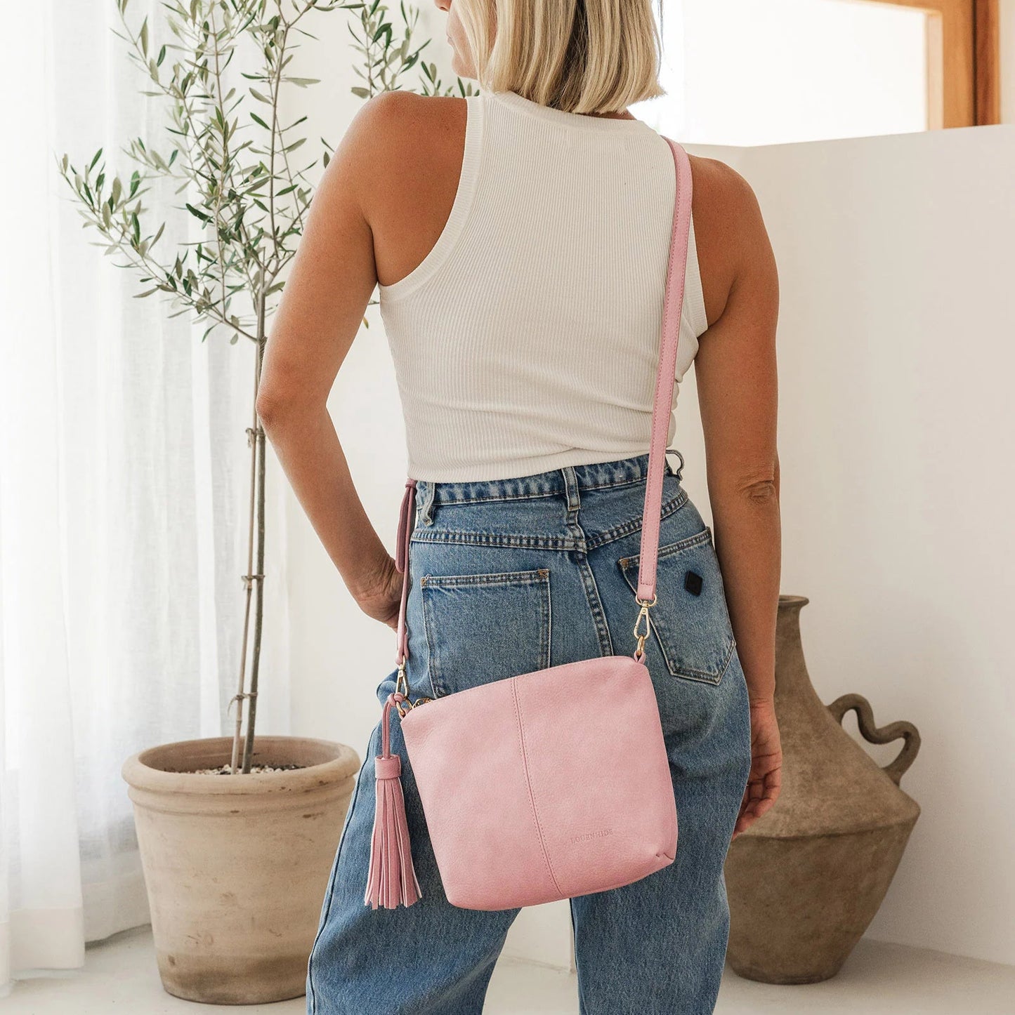 Kasey Crossbody Bag Blush Pink
