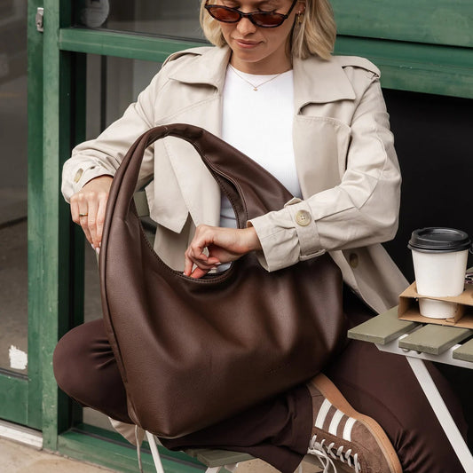 Monaco Shoulder Bag Chocolate