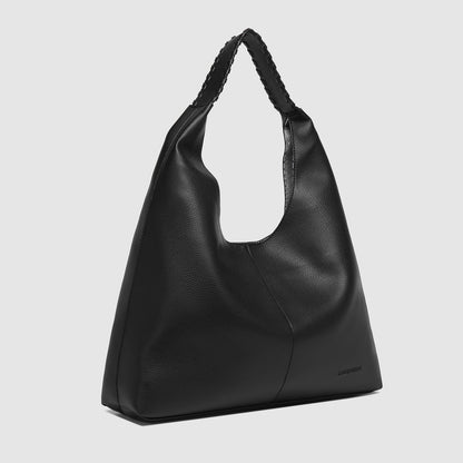 Avery Shoulder Tote Bag Black