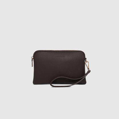 Poppy Clutch Purse in Chocolate