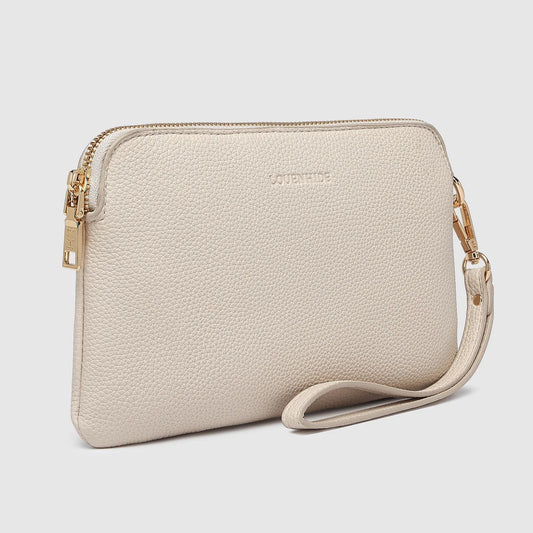 Poppy Clutch Purse in Oat
