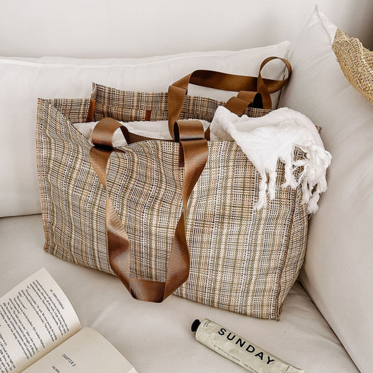 Simpson Shopper Tote Bag Taupe