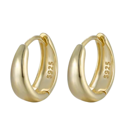 Tatum Huggie Hoop Earrings