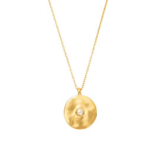 Lou Circle Pendant Necklace