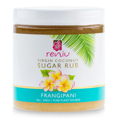 Reniu Virgin Coconut Sugar Scrub in Frangipani