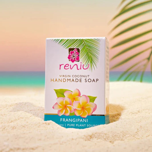 Reniu Virgin Coconut Soap in Frangipani