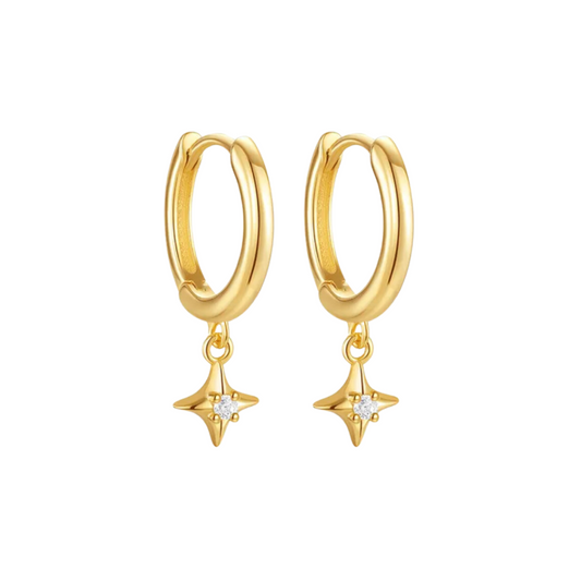 Dreamer Huggie Charm Earrings