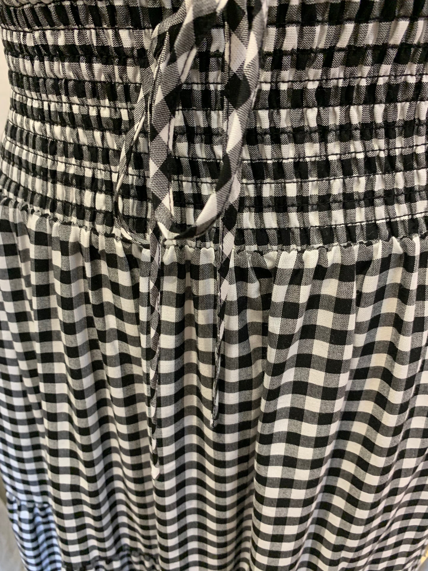 SAIJO Maxi Skirt in Gingham