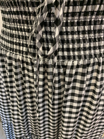 SAIJO Maxi Skirt in Gingham