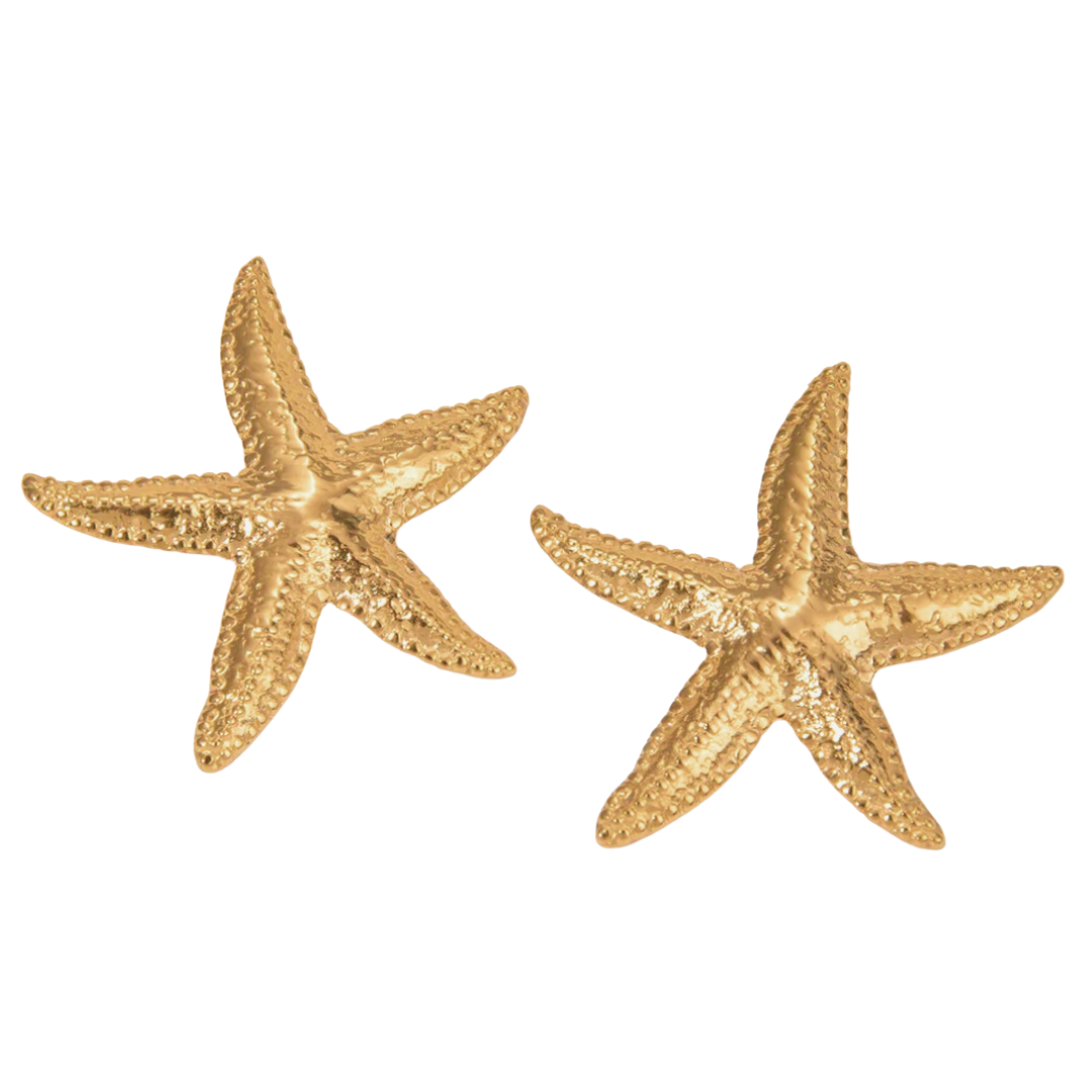Saylor Starfish Statement Stud Earrings