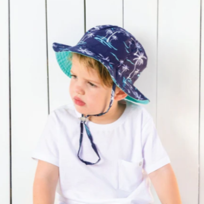 Kids 3-6yrs Devon Wide Brim Palm Hat