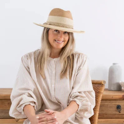 Bridget Panama Natural Cream Hat