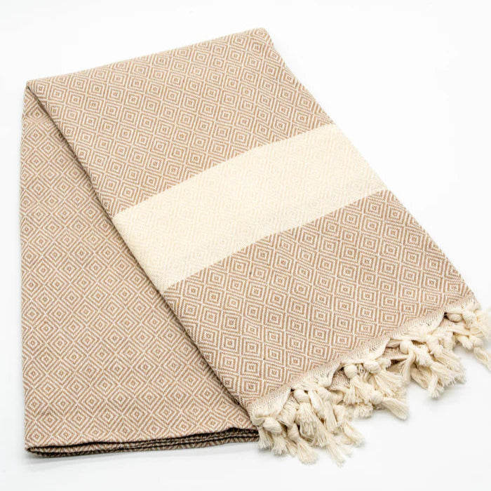 Turkish Natural Cotton Towel Oat