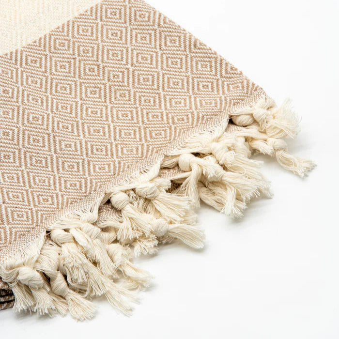 Turkish Natural Cotton Towel Oat