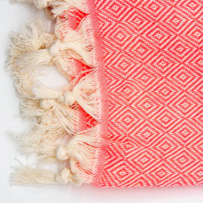 Turkish Natural Cotton Towel Hibiscus
