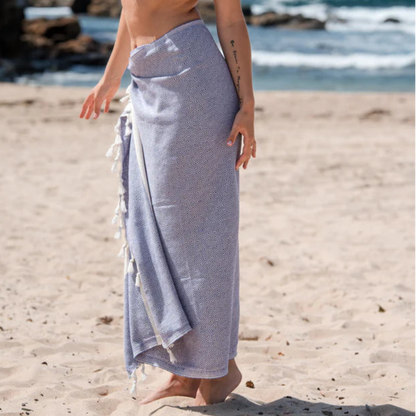 Turkish Natural Cotton Towel Purple