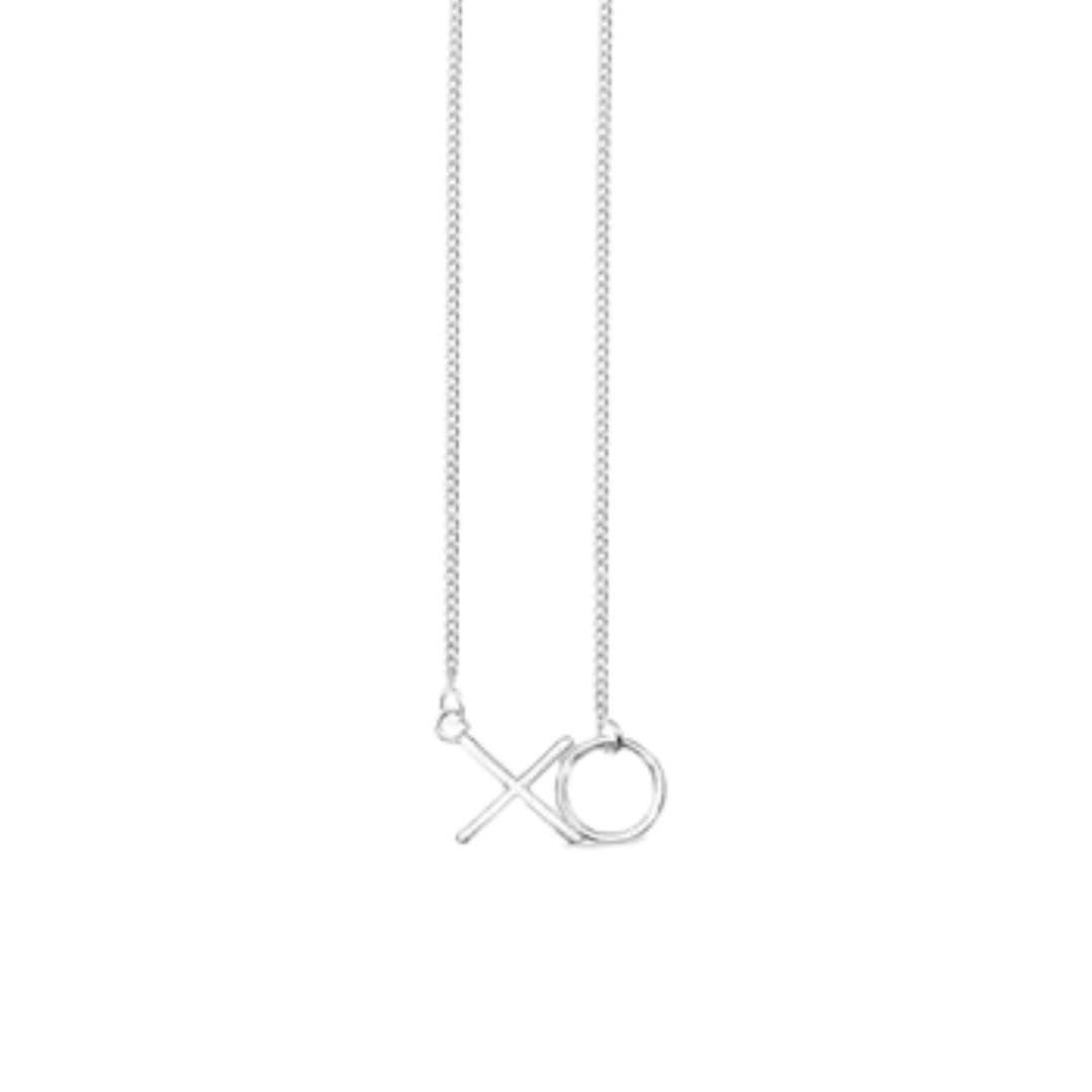 Kiss & Cuddle "XO" .925 Sterling Silver Necklace