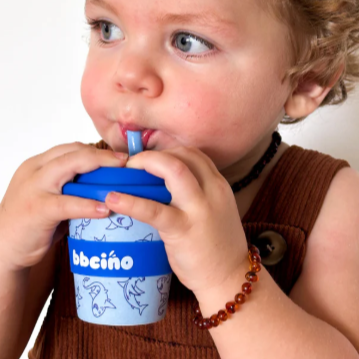 BBcino Reusable Cup: Mini Shark (120mL)