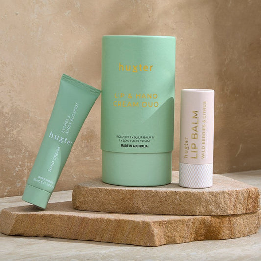 Lip & Hand Cream Gift Set Duo - Green