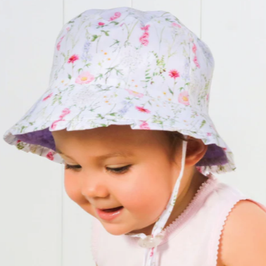 Kids 0-3yrs Delilah Bucket Hat in Floral