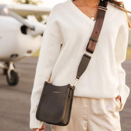 Parker Phone Crossbody Bag Chocolate