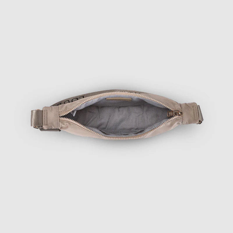 Sylvia Nylon Crossbody Sling Bag Beige