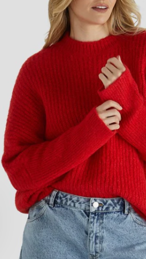 Romee Knit Red
