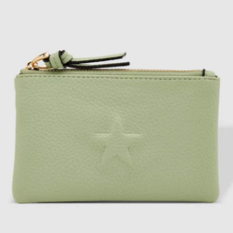 Star Coin Purse Mint Green