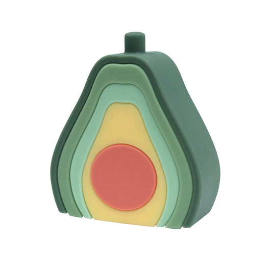 Silicone Avocado Stacking Toy
