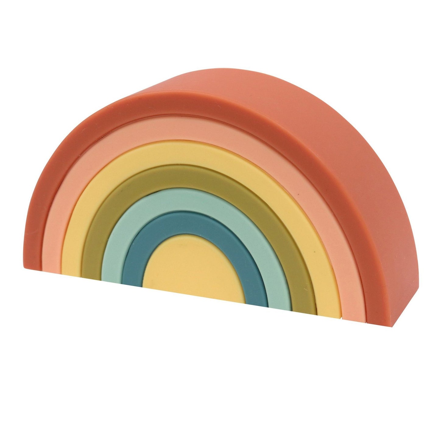 Silicone Rainbow Stacking Toy - Blueberry