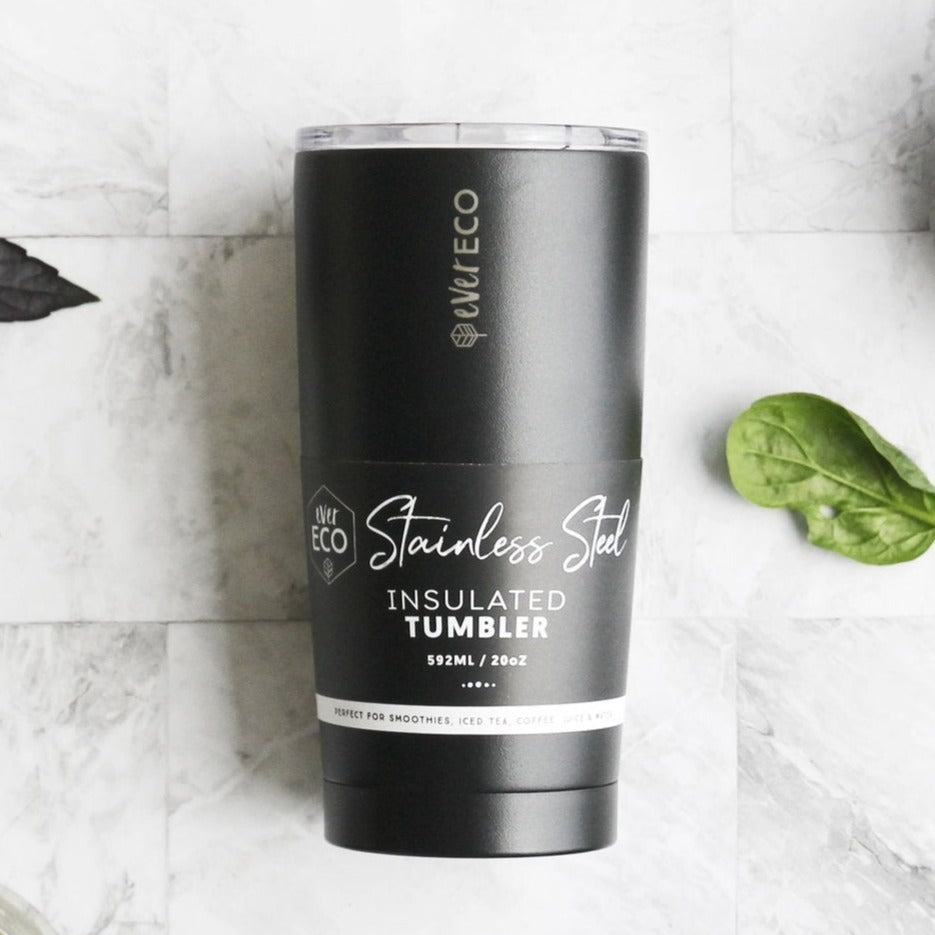 Ever Eco Insulated Tumbler Black 592mL