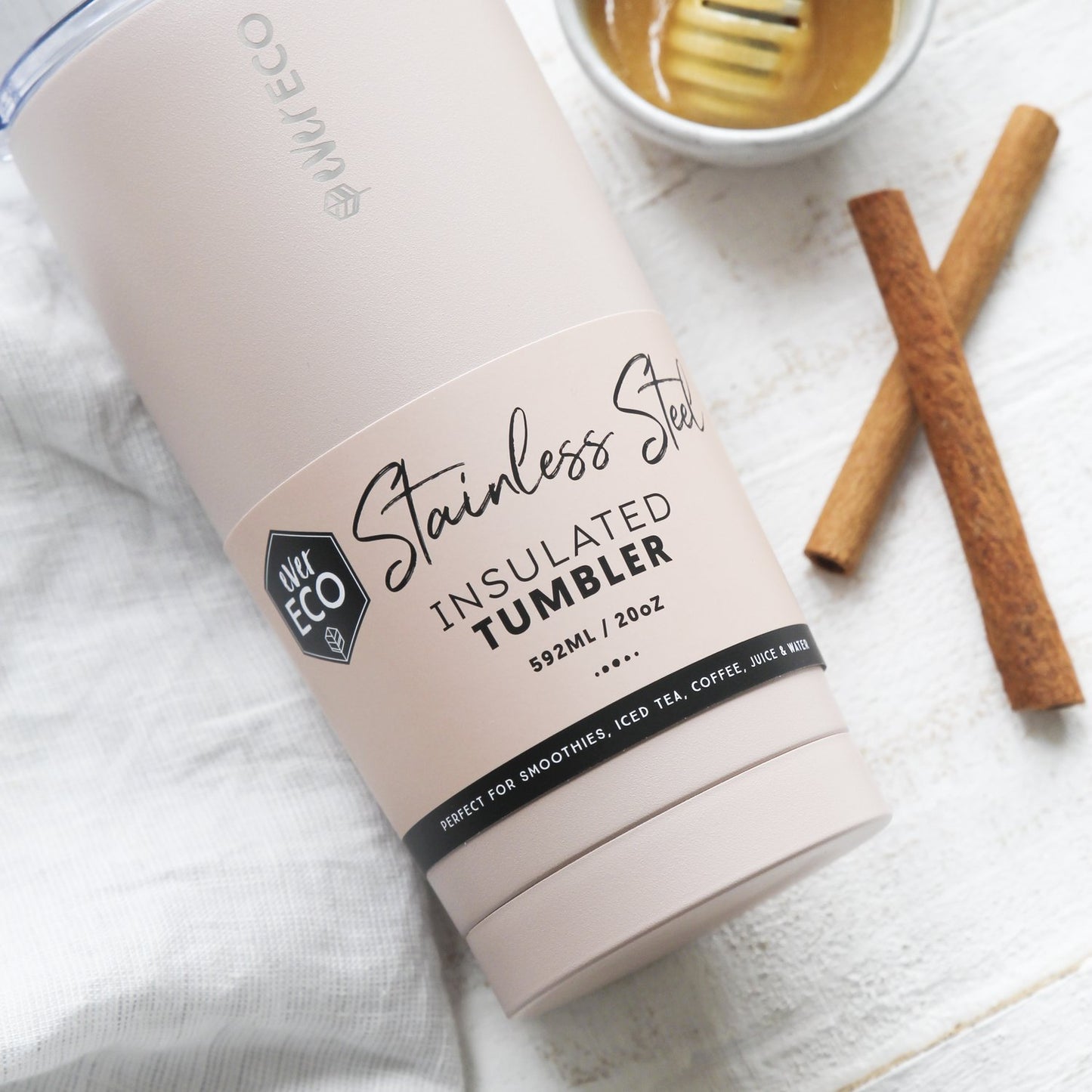 Ever Eco Insulated Tumbler Rose 592mL