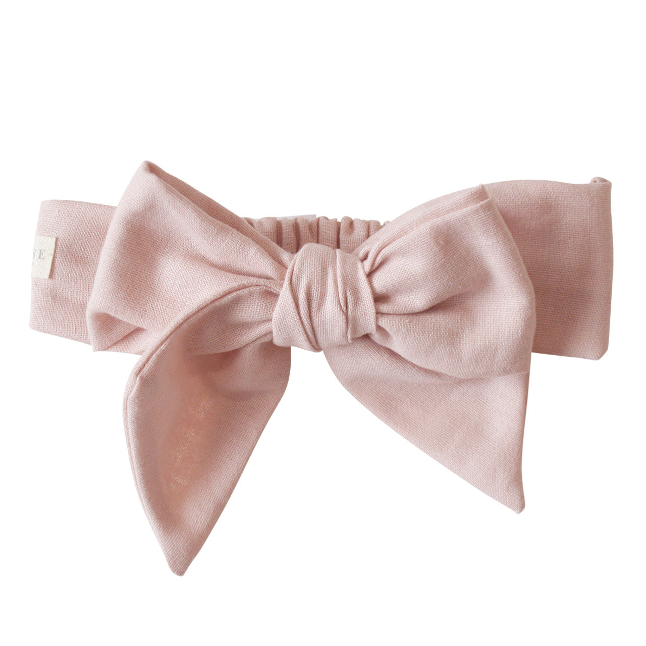 Linen Head Bow Rose