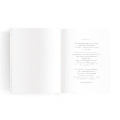 Mini Baby Memories Journal in Oatmeal (Boxed)