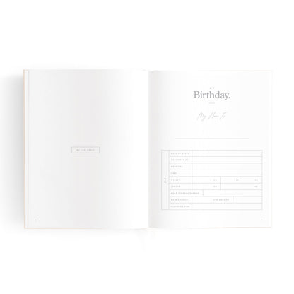 Mini Baby Memories Journal in Oatmeal (Boxed)