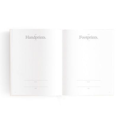 Mini Baby Memories Journal in Oatmeal (Boxed)